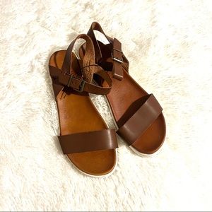 MIA Platform Ankle Strap Sandals